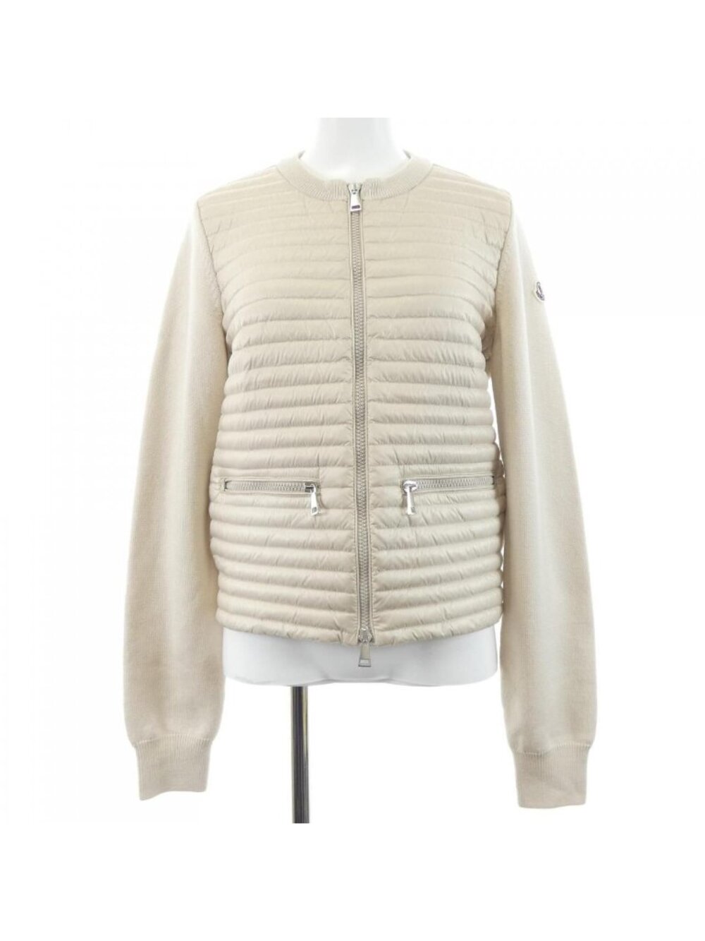 Moncler Down Jacket Beige